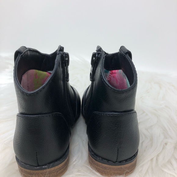 Cat & Jack Western Black Boot Toddler Girl - Picture 3 of 4